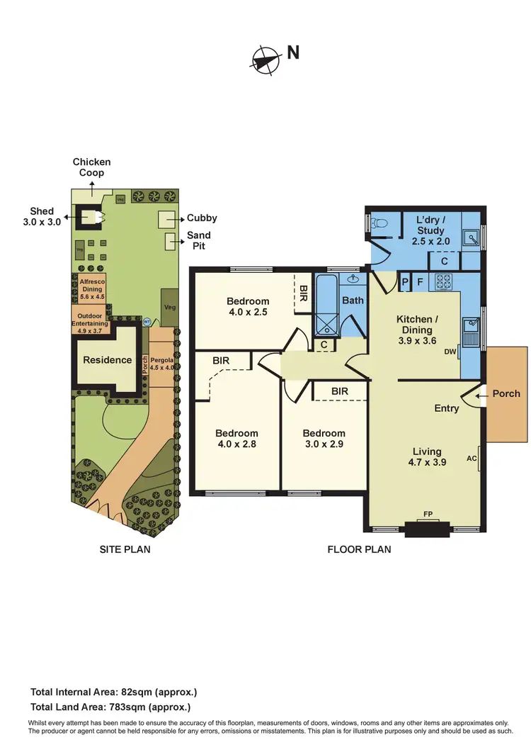 Floorplan of Homely house listing, 25 Treloar Crescent, Braybrook VIC 3019
