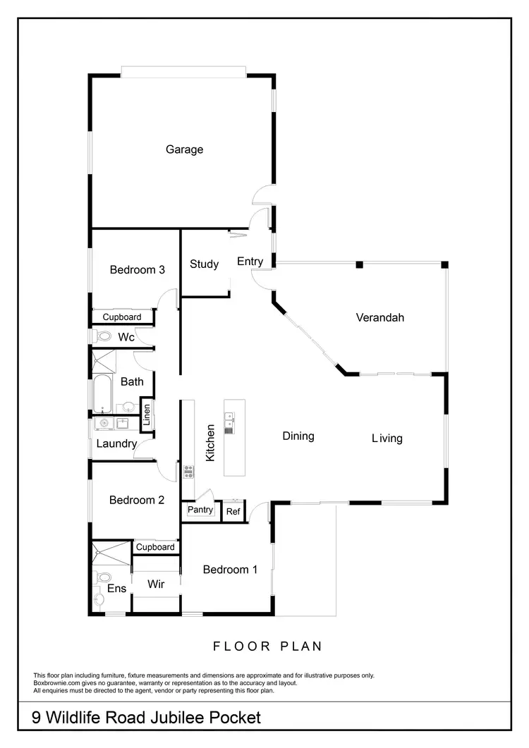 Floorplan of Homely house listing, 9 Wildlife Road, Jubilee Pocket QLD 4802
