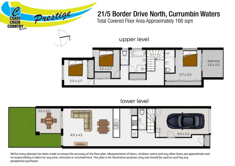 Floorplan of Homely townhouse listing, 21/5 Border North Drive, Currumbin Waters QLD 4223