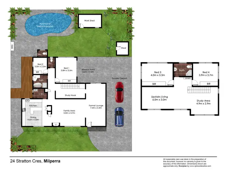 Floorplan of Homely house listing, 24 Stratton Crescent, Milperra NSW 2214
