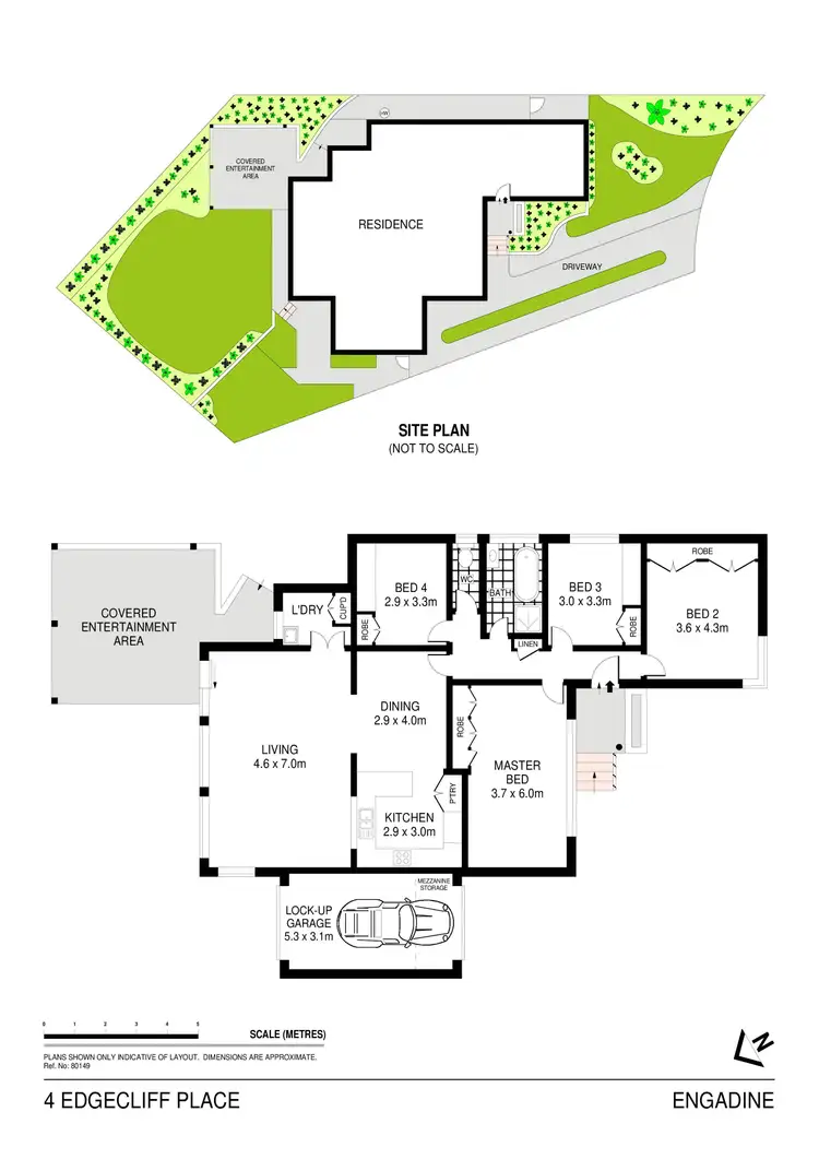 Floorplan of Homely house listing, 4 Edgecliff Place, Engadine NSW 2233