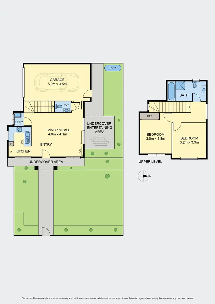Floorplan of Homely townhouse listing, 1/39 James Street, Fawkner VIC 3060