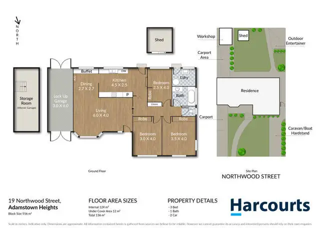 Floorplan of Homely house listing, 19 Northwood Street, Adamstown Heights NSW 2289