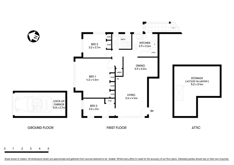 Floorplan of Homely apartment listing, 3/223 Military Road, Cremorne NSW 2090