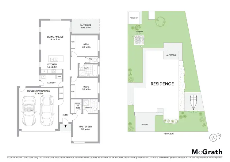 Floorplan of Homely house listing, 2 Felix Court, Miners Rest VIC 3352