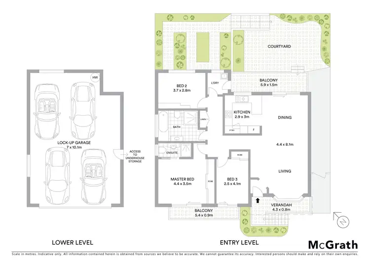 Floorplan of Homely villa listing, 3/18 Homedale Crescent, Connells Point NSW 2221