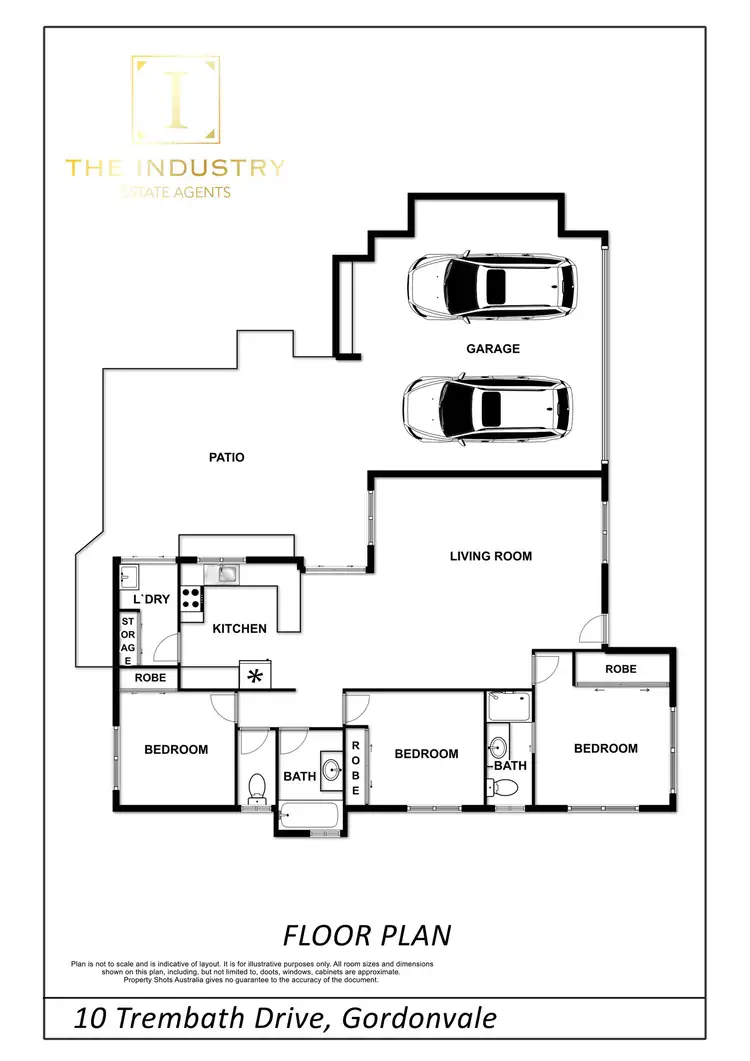 Floorplan of Homely house listing, 10 Trembath Drive, Gordonvale QLD 4865