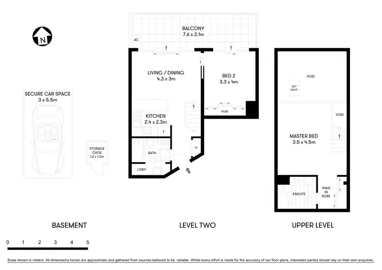 Floorplan of Homely apartment listing, 207/2 David Street, Crows Nest NSW 2065