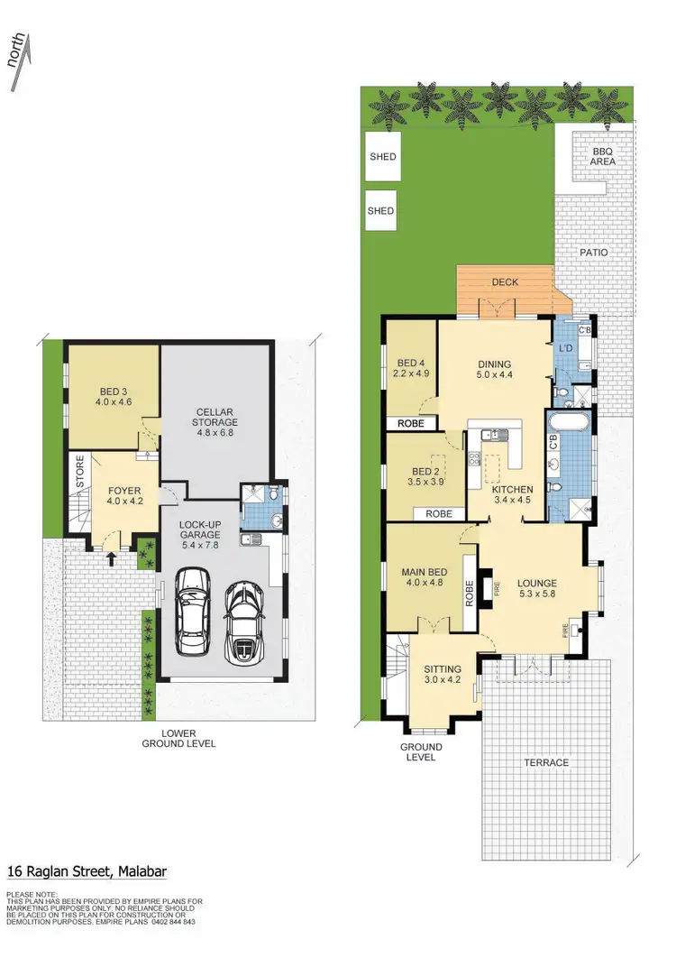 Floorplan of Homely house listing, 16 Raglan Street, Malabar NSW 2036