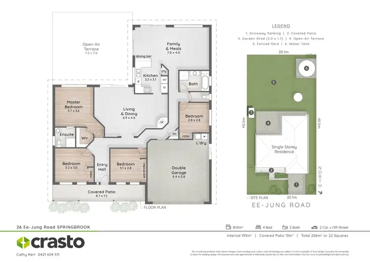 Floorplan of Homely house listing, 26 Ee-Jung Road, Springbrook QLD 4213