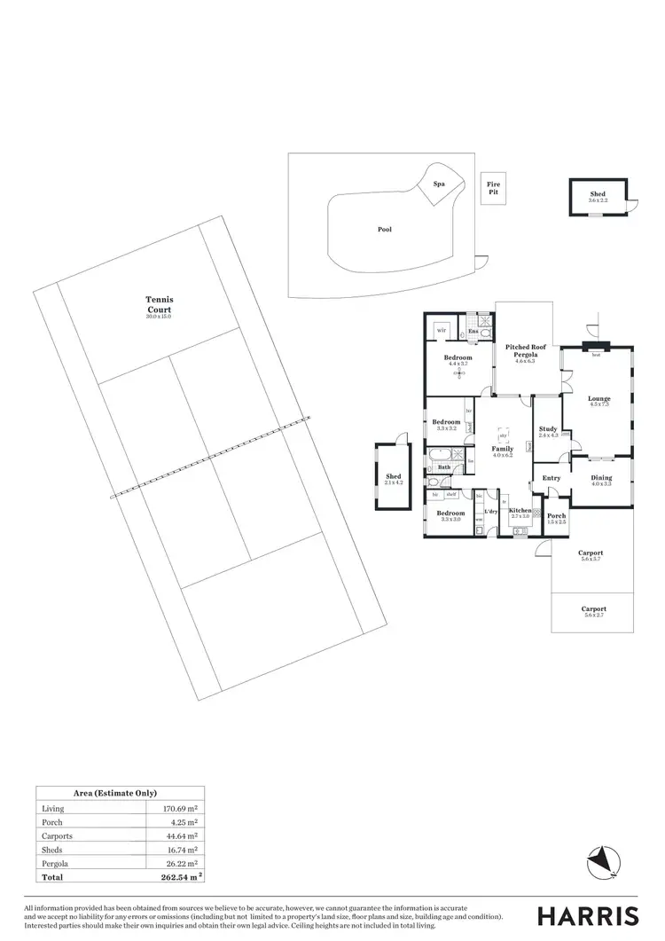 Floorplan of Homely house listing, 42 Sandow Crescent, Coromandel Valley SA 5051