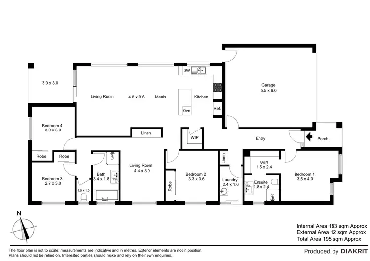 Floorplan of Homely house listing, 28 Walyunga Mews, Ocean Grove VIC 3226