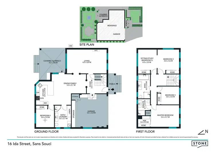 Floorplan of Homely house listing, 16 Ida Street, Sans Souci NSW 2219