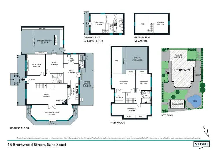 Floorplan of Homely house listing, 15 Brantwood Street, Sans Souci NSW 2219