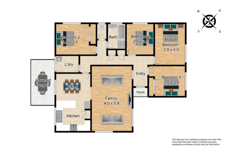 Floorplan of Homely house listing, 2 Eppalock Court, Noble Park North VIC 3174