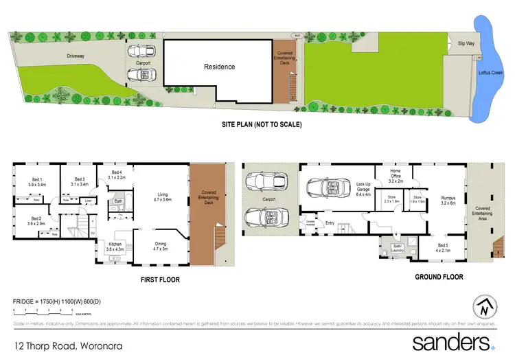 Floorplan of Homely house listing, 12 Thorp Road, Woronora NSW 2232