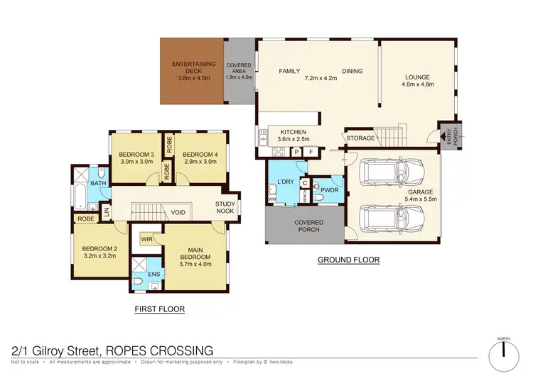 Floorplan of Homely house listing, 2/1 Gilroy Street, Ropes Crossing NSW 2760