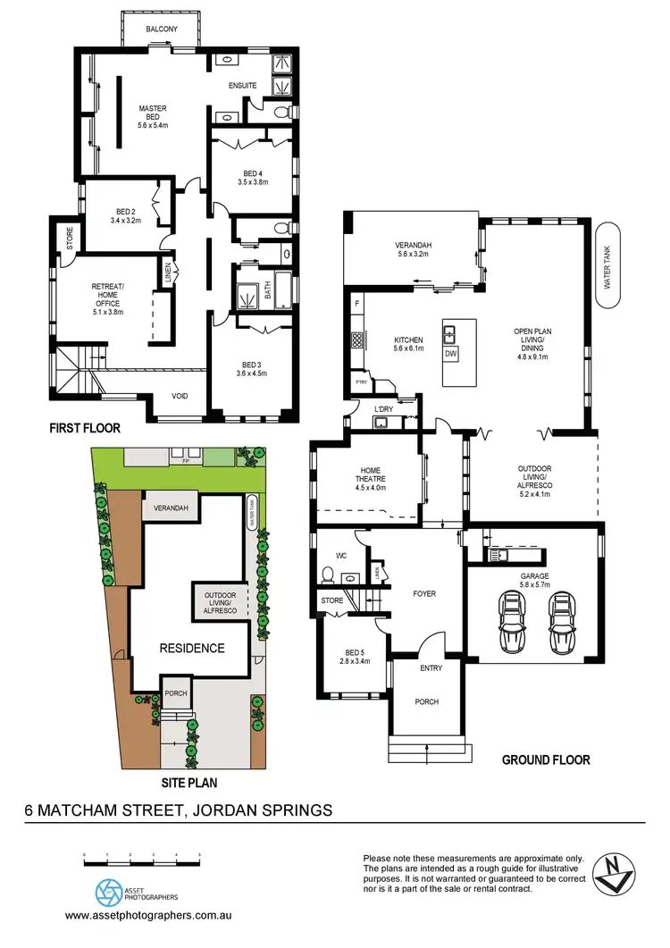 Floorplan of Homely house listing, 6 Matcham Street, Jordan Springs NSW 2747