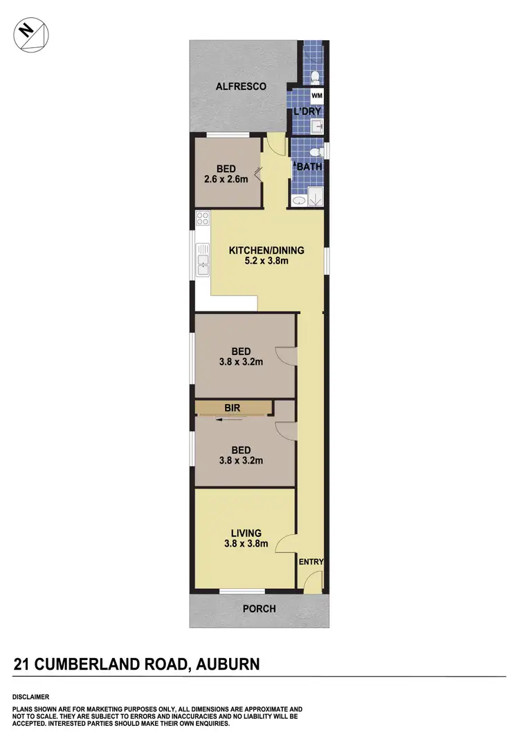 Floorplan of Homely house listing, 21 Cumberland Road, Auburn NSW 2144