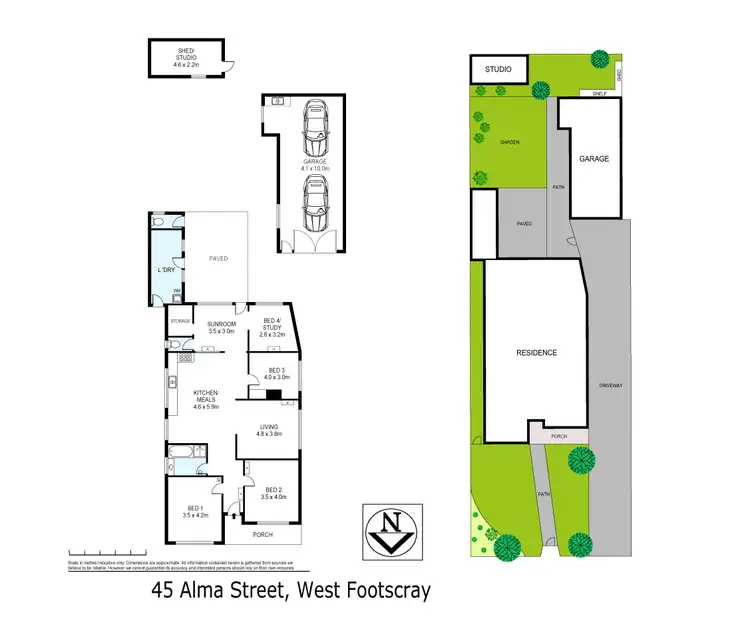 Floorplan of Homely house listing, 45 Alma Street, West Footscray VIC 3012