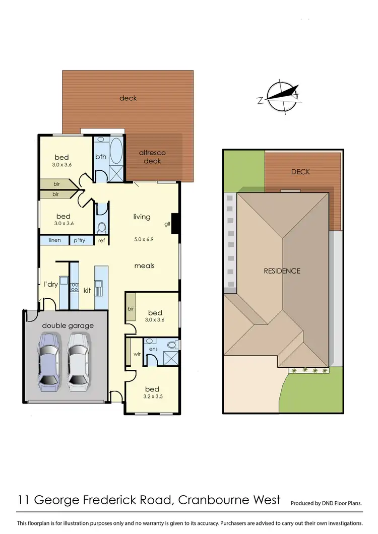 Floorplan of Homely house listing, 11 George Frederick Road, Cranbourne West VIC 3977