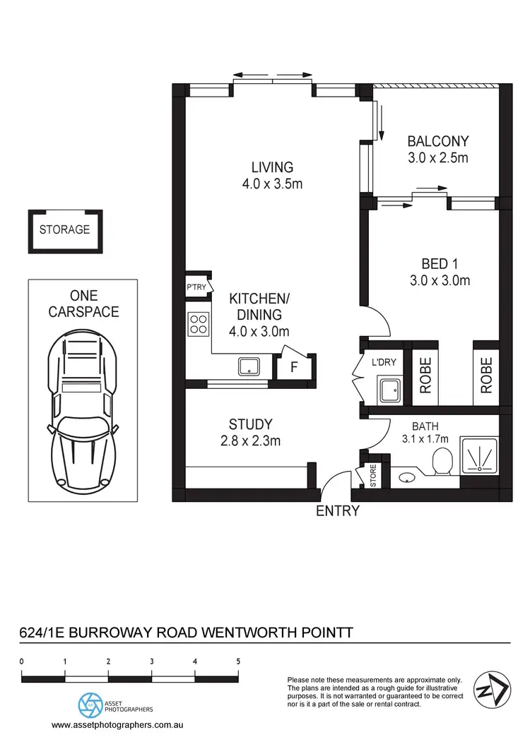 Floorplan of Homely apartment listing, B624/1 Burroway Road, Wentworth Point NSW 2127