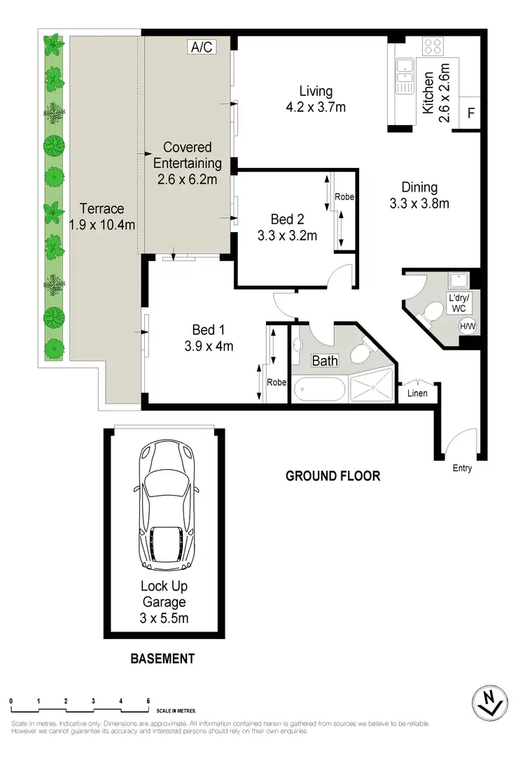 Floorplan of Homely unit listing, Level Ground/50/118-128 Karimbla Road, Miranda NSW 2228