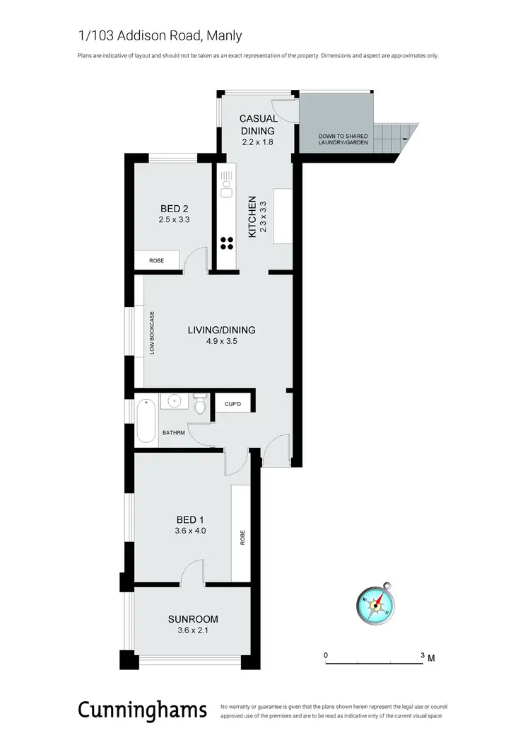 Floorplan of Homely apartment listing, 1/103 Addison Road, Manly NSW 2095