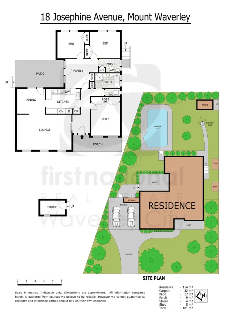 Floorplan of Homely house listing, 18 Josephine Avenue, Mount Waverley VIC 3149