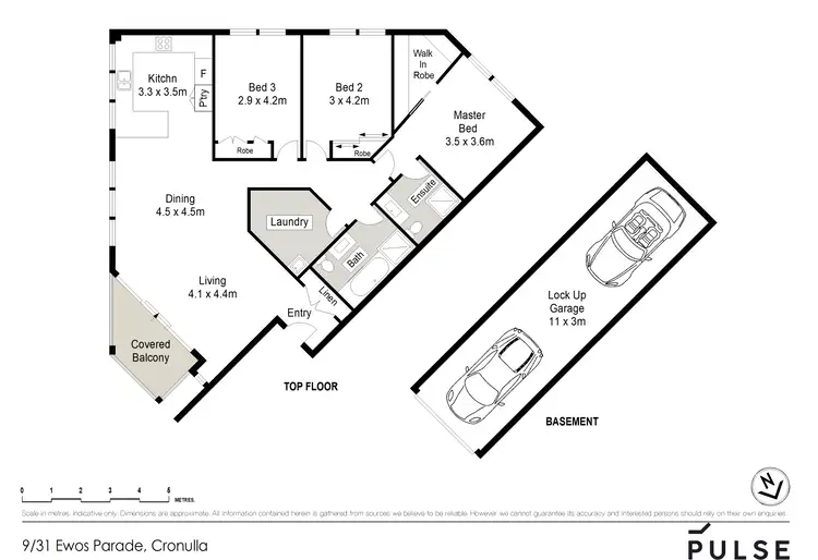 Floorplan of Homely apartment listing, 9/31-35 Ewos Parade, Cronulla NSW 2230
