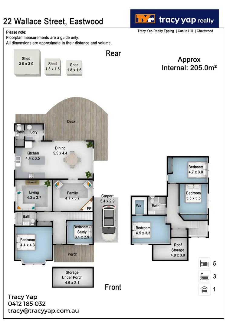 Floorplan of Homely house listing, 22 Wallace Street, Eastwood NSW 2122