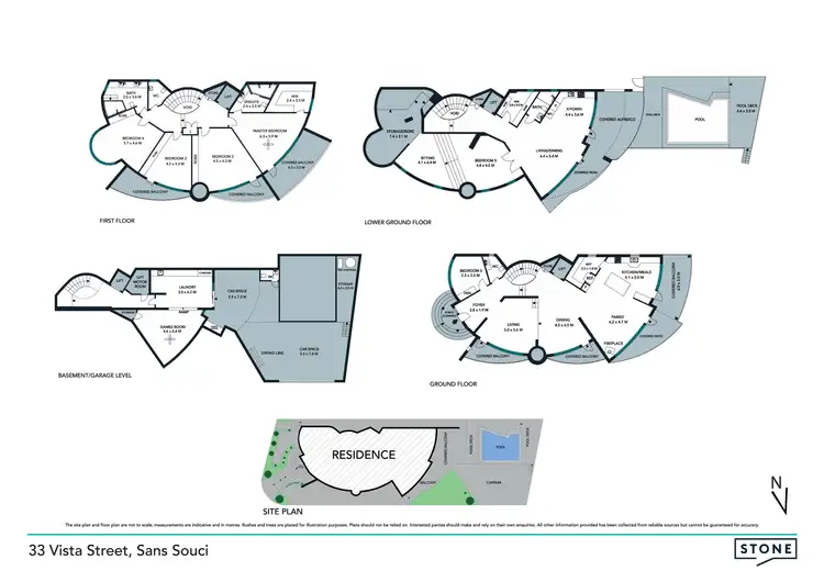 Floorplan of Homely house listing, 33 Vista Street, Sans Souci NSW 2219