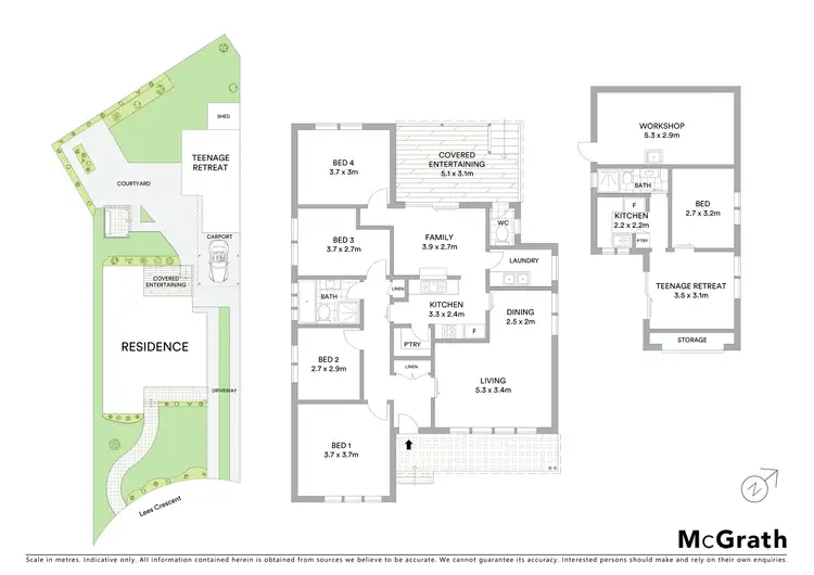 Floorplan of Homely house listing, 4 Lees Crescent, Blacktown NSW 2148