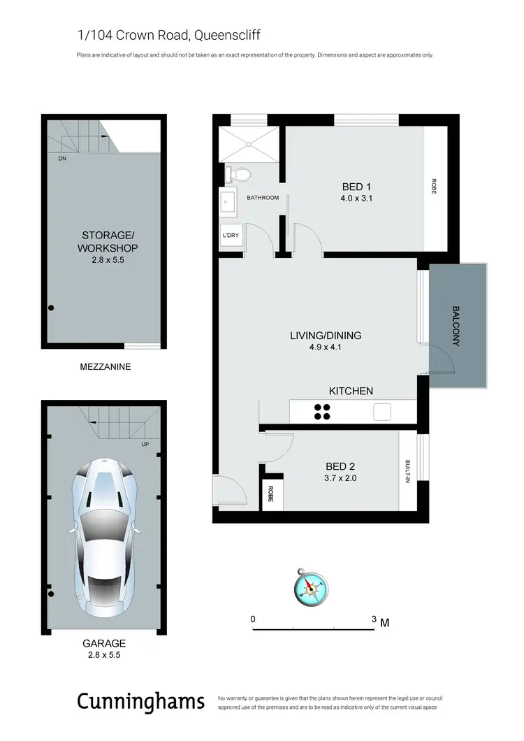 Floorplan of Homely apartment listing, 1/104 Crown Road, Queenscliff NSW 2096