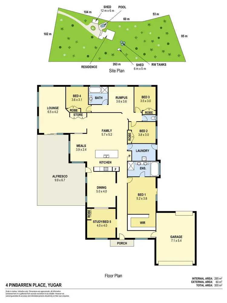 Floorplan of Homely house listing, 4 Pinbarren Place, Yugar QLD 4520