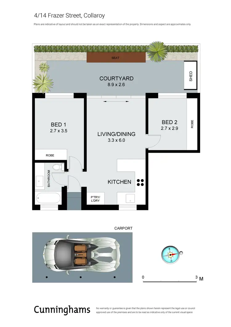 Floorplan of Homely apartment listing, 4/14 Frazer Street, Collaroy NSW 2097