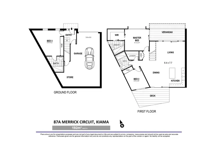 Floorplan of Homely semi-detached listing, 87A Merrick Circuit, Kiama NSW 2533