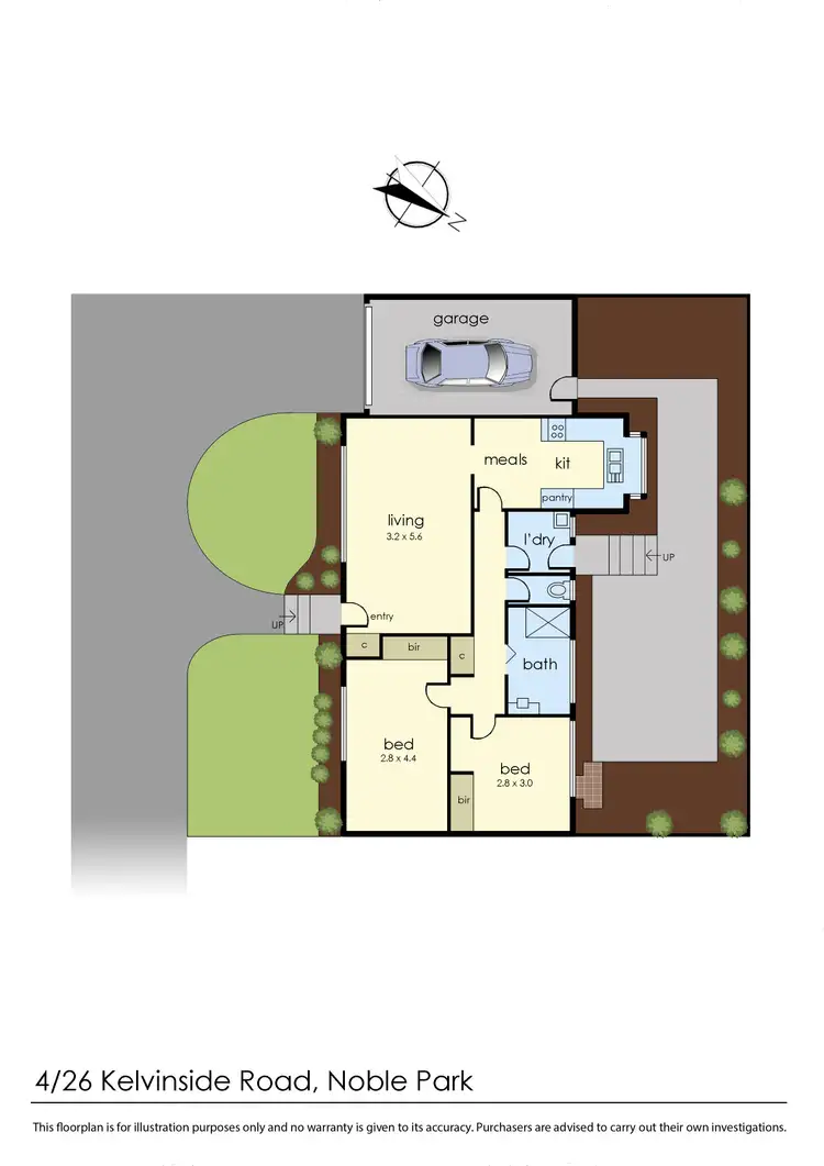 Floorplan of Homely unit listing, 4/26 Kelvinside Road, Noble Park VIC 3174