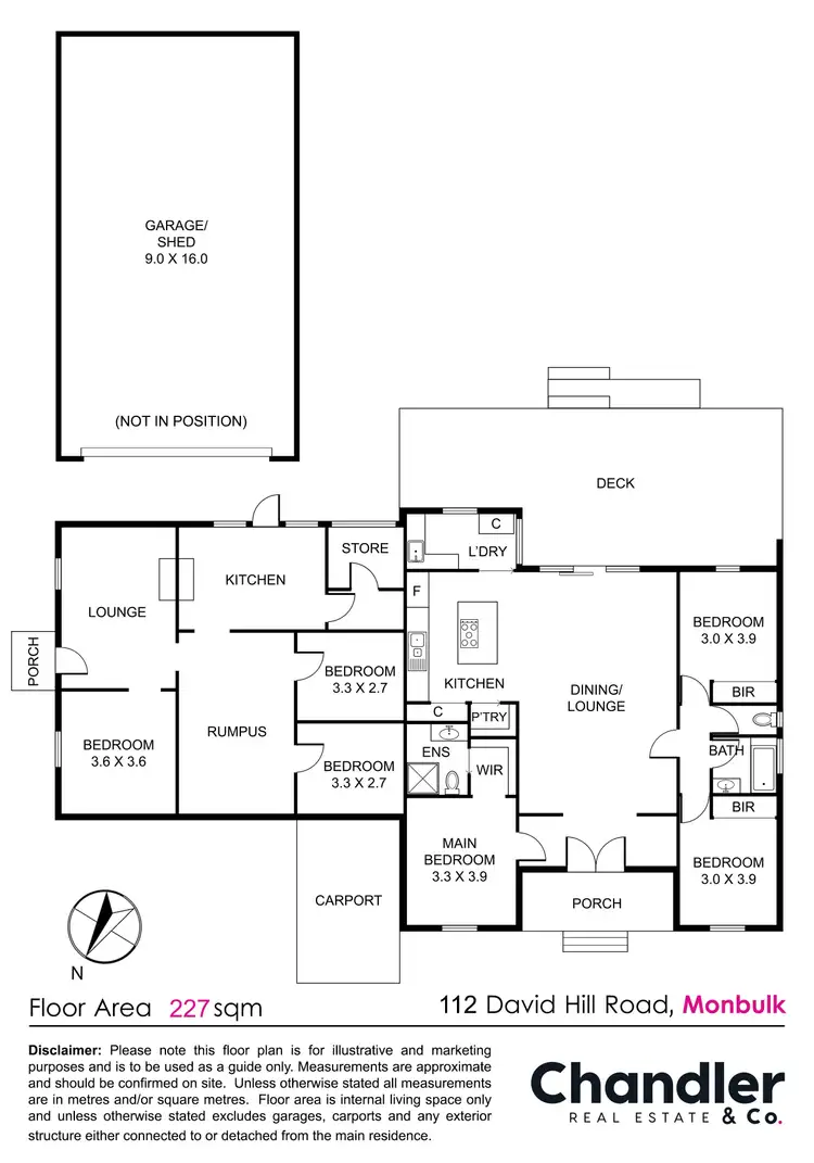 Floorplan of Homely house listing, 112 David Hill Road, Monbulk VIC 3793
