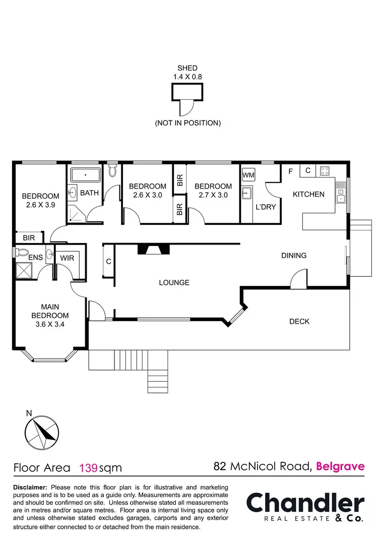 Floorplan of Homely house listing, 82 McNicol Road, Belgrave VIC 3160