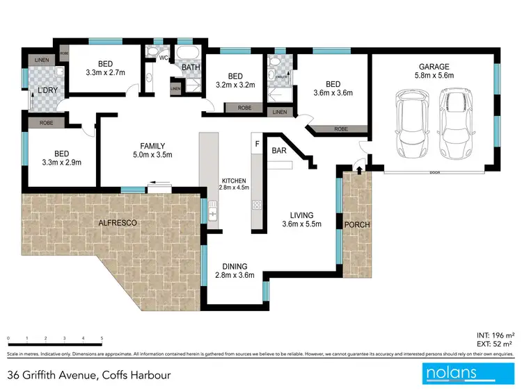 Floorplan of Homely house listing, 36 Griffith Avenue, Coffs Harbour NSW 2450