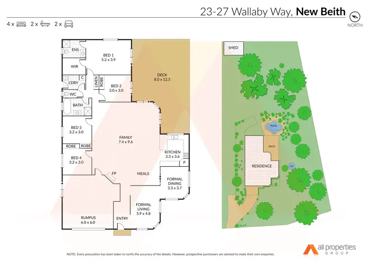 Floorplan of Homely house listing, 23-27 Wallaby Way, New Beith QLD 4124