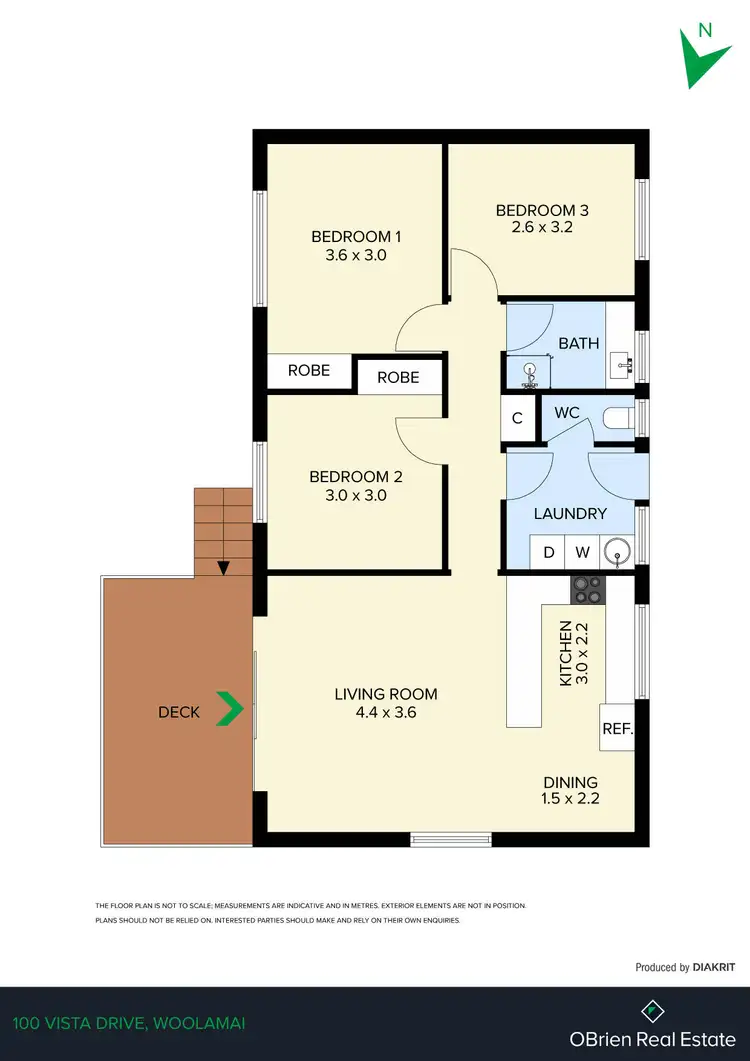 Floorplan of Homely house listing, 100 Vista Drive, Cape Woolamai VIC 3925