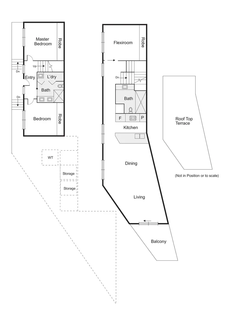 Floorplan of Homely townhouse listing, 3 Bronte Lane, Elwood VIC 3184