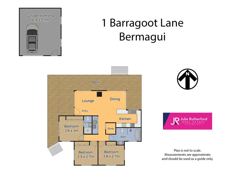 Floorplan of Homely house listing, 1 Barragoot Lane, Bermagui NSW 2546