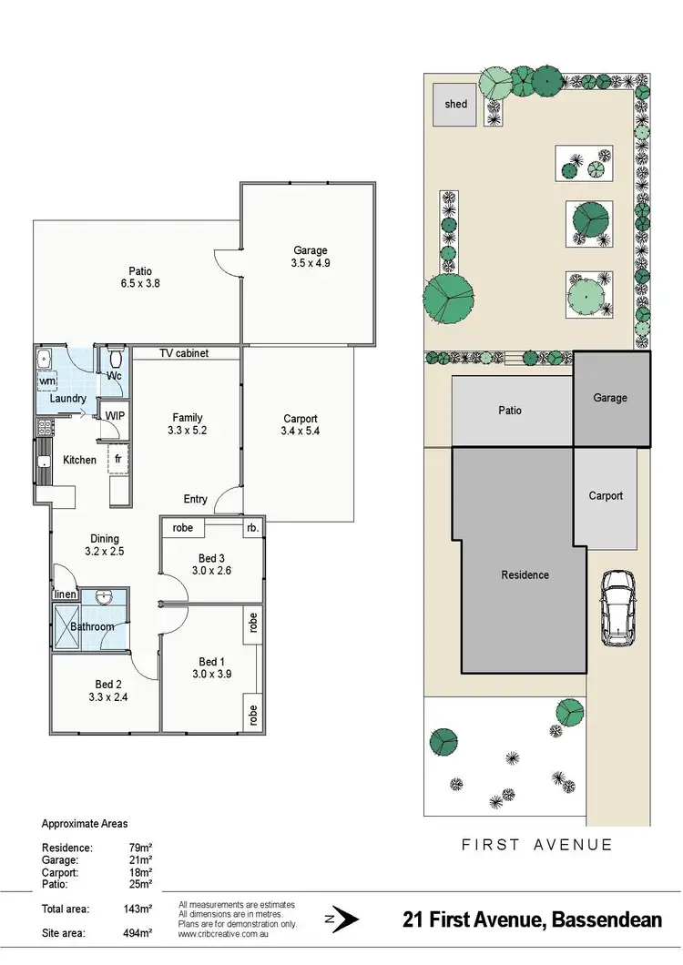 Floorplan of Homely house listing, 21 First Avenue, Bassendean WA 6054