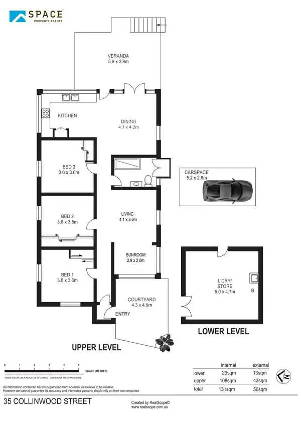 Floorplan of Homely house listing, 35 Collingwood Street, Paddington QLD 4064