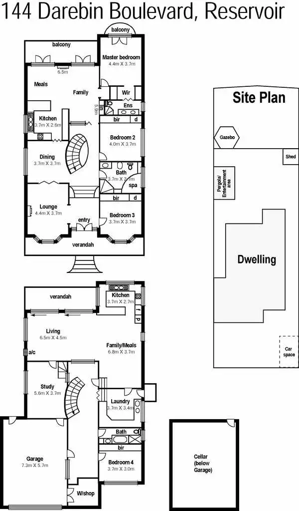 Floorplan of Homely house listing, 144 Darebin Boulevard, Reservoir VIC 3073