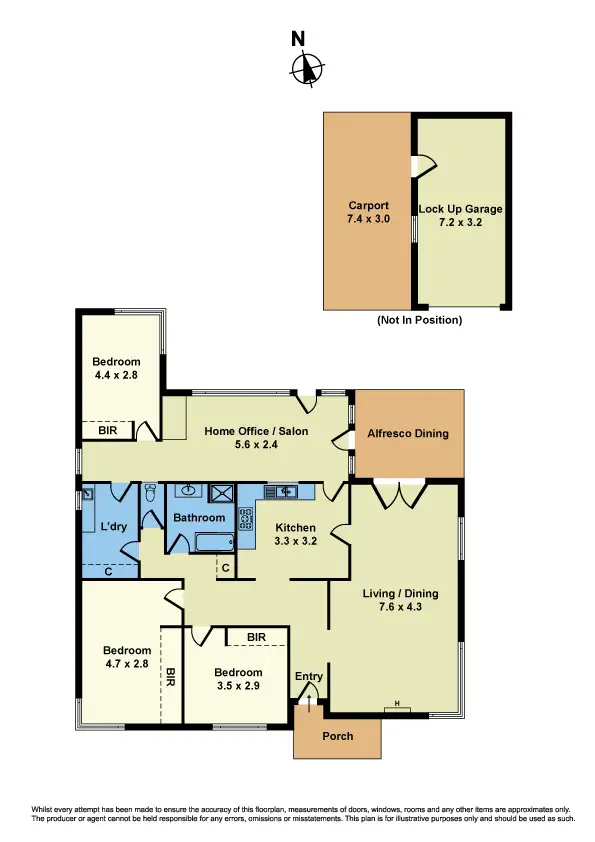 Floorplan of Homely house listing, 374 Ballarat Road, Sunshine North VIC 3020