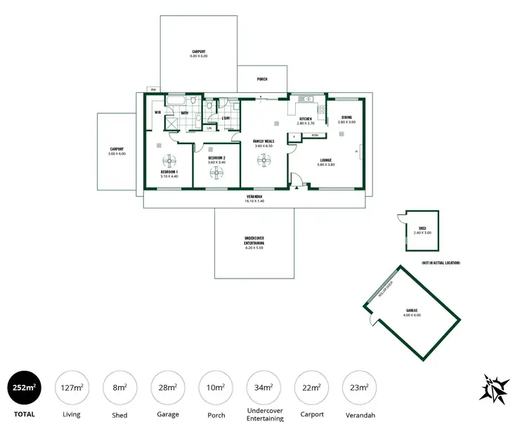 Floorplan of Homely house listing, 20 Corana Court, Balhannah SA 5242